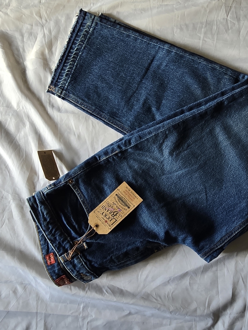 NWT Lucky Brand Dark Indigo Relaxed Jeans